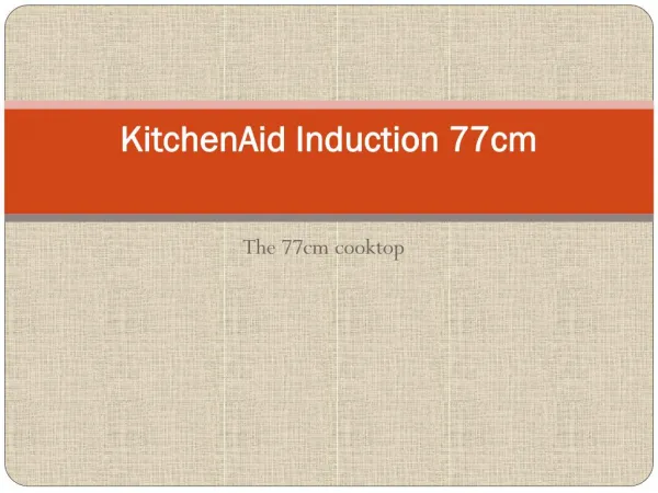 Kitchenaid Induction 7 cm