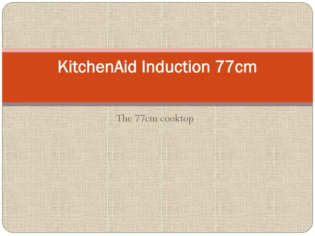 kitchenaid induction 77cm