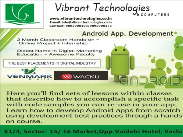 Android training in mumbai