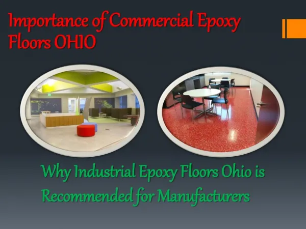 Importance of Commercial Epoxy Floors OHIO