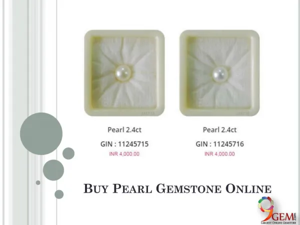 Buy Natural Pearl Gemstone Online