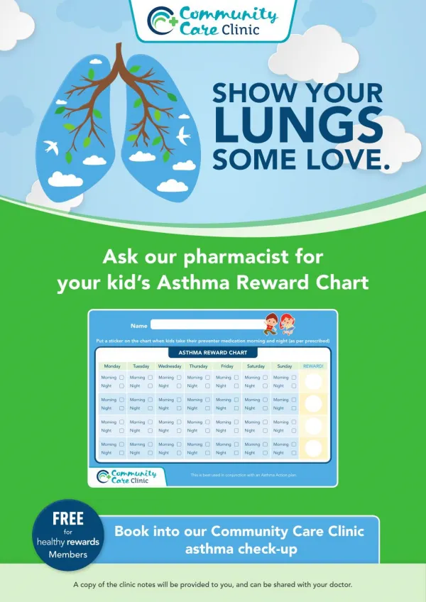Asthma Reward Chart