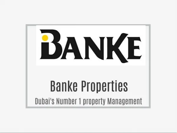 Banke Properties Dubai