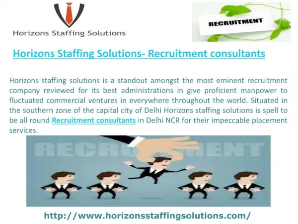 Horizons Staffing Solutions- Recruitment consultants
