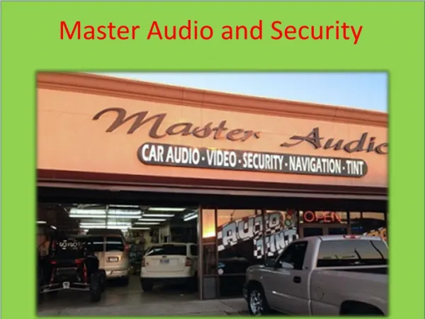 Master Audio and Security