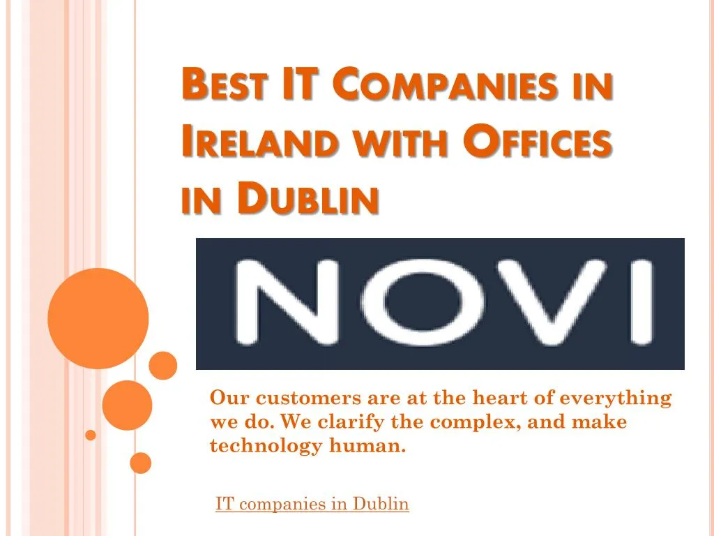 best it companies in ireland with offices in dublin