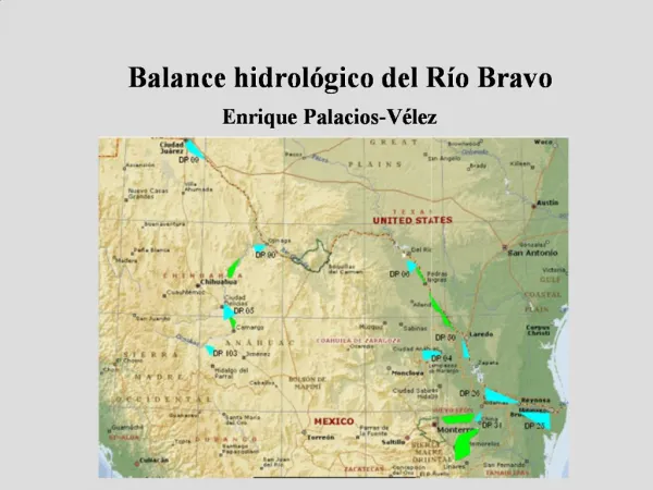 Balance hidrol gico del R o Bravo