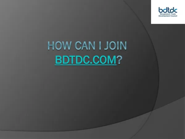 How can I join bdtdc.com