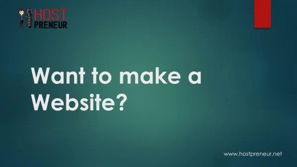 Want to make a website?