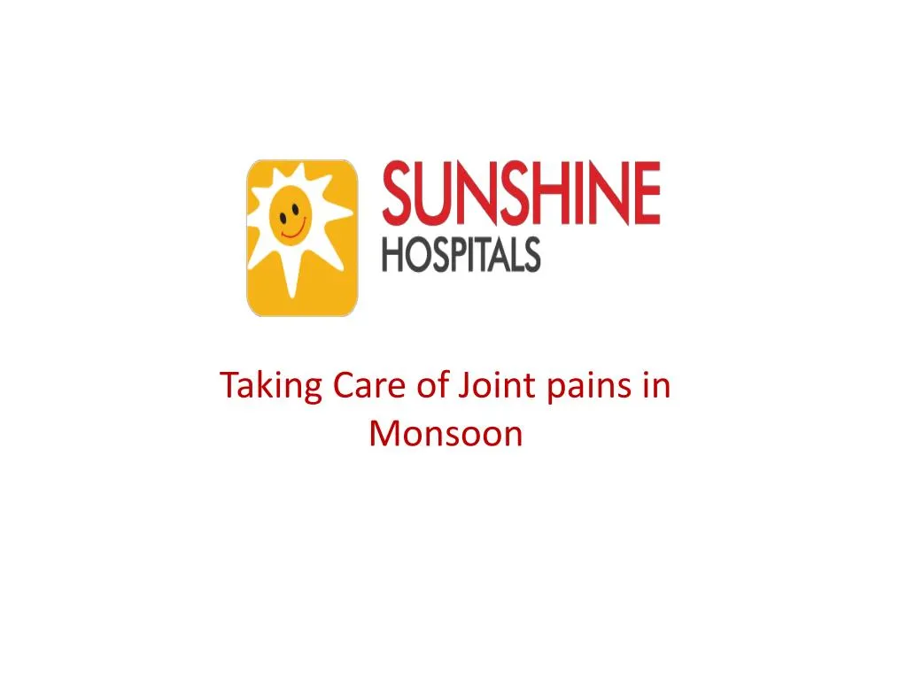 taking care of joint pains in monsoon
