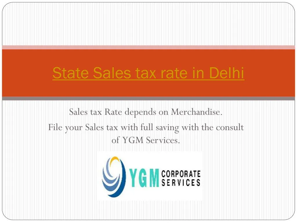 state sales tax rate in delhi