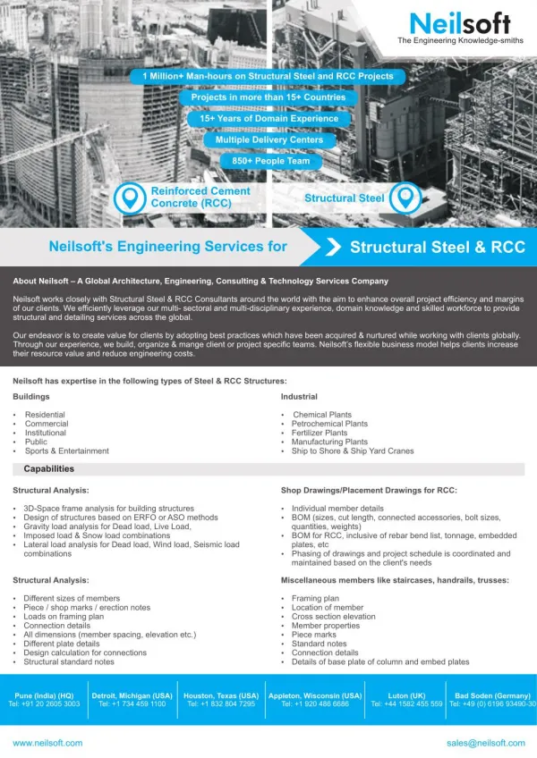 Structural Steel and Reinforced Cement Concrete (RCC)