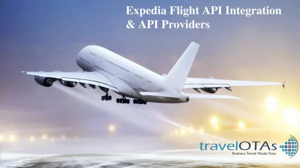 Expedia Flight API Integration & API Providers