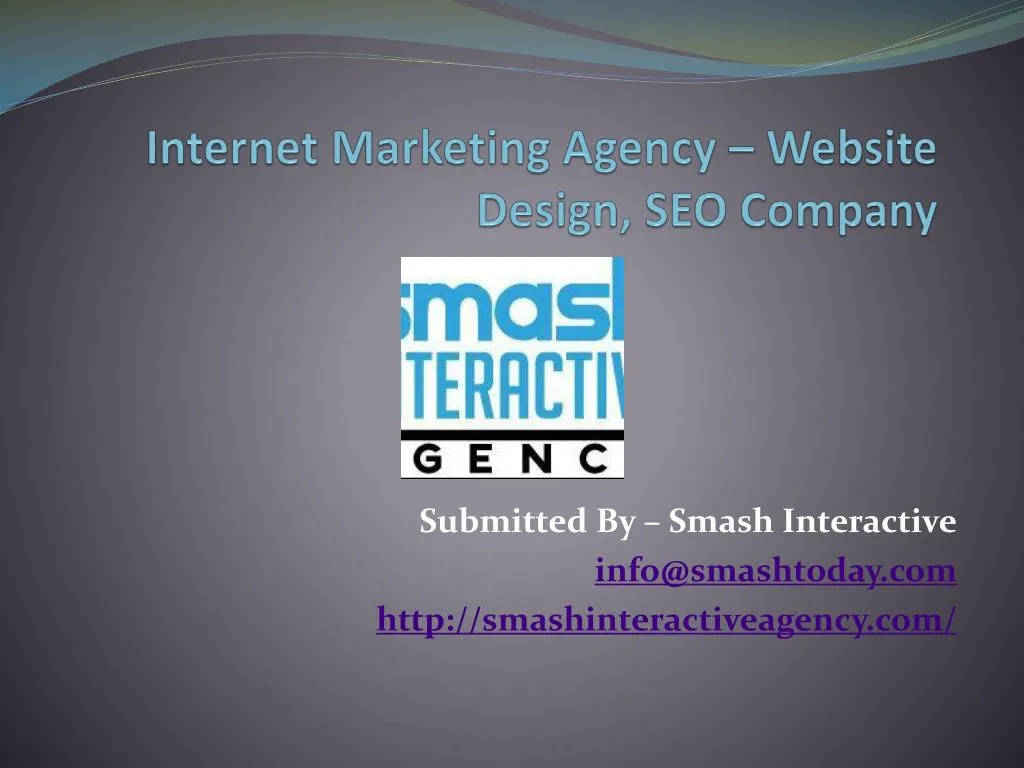 internet marketing agency website design seo company
