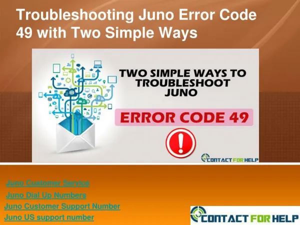 Know How to Troubleshoot Juno Error Code 49