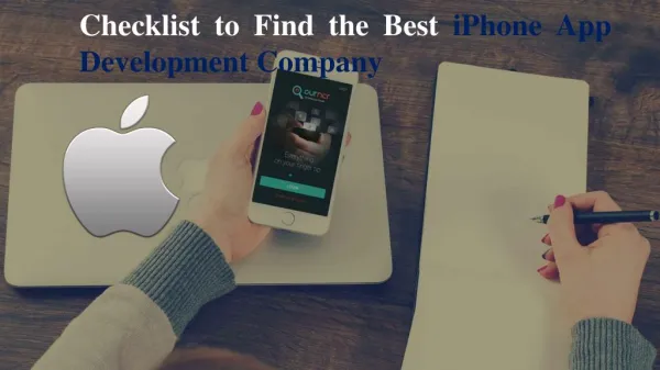 Checklist to Find the Best iPhone App Development Company
