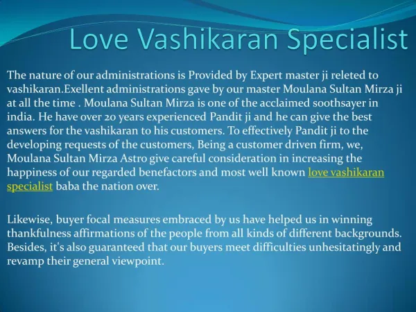 Love Vashikaran specialist in delhi