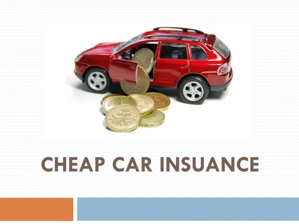 Compare Cheap Car Insurance Quotes Online