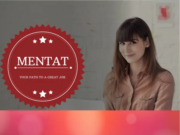 Mentat: Your Path to a Great Job