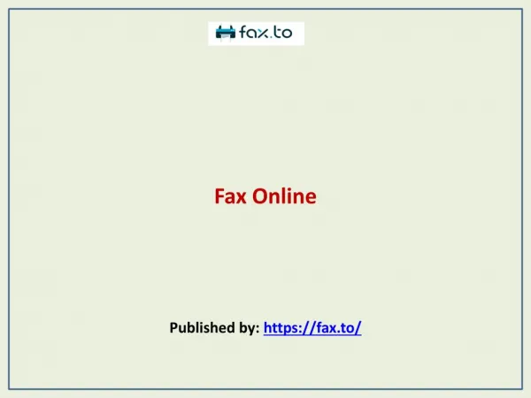 Fax Online