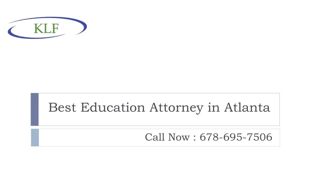 best education attorney in atlanta