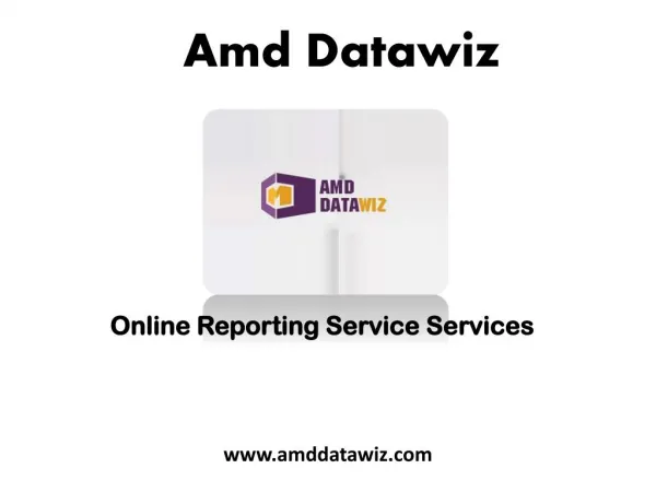 Online Reporting Service