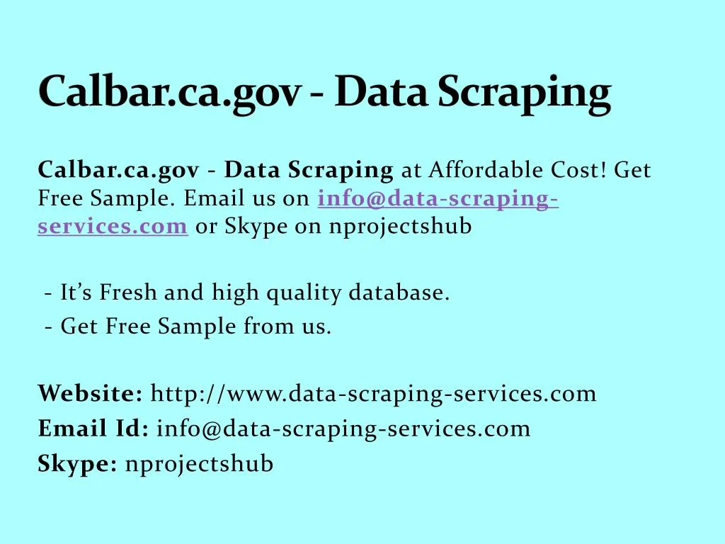 calbar ca gov data scraping