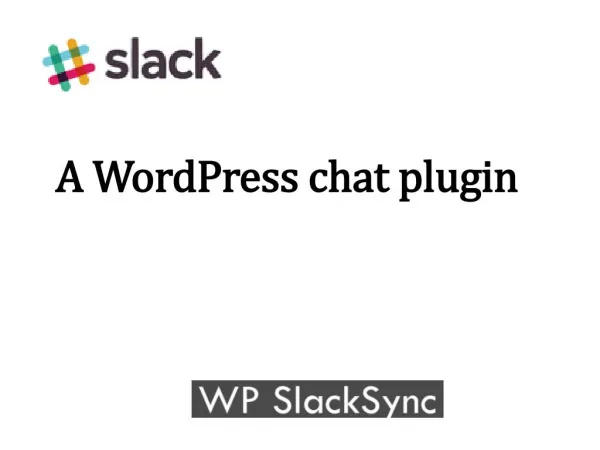 A WordPress chat plugin