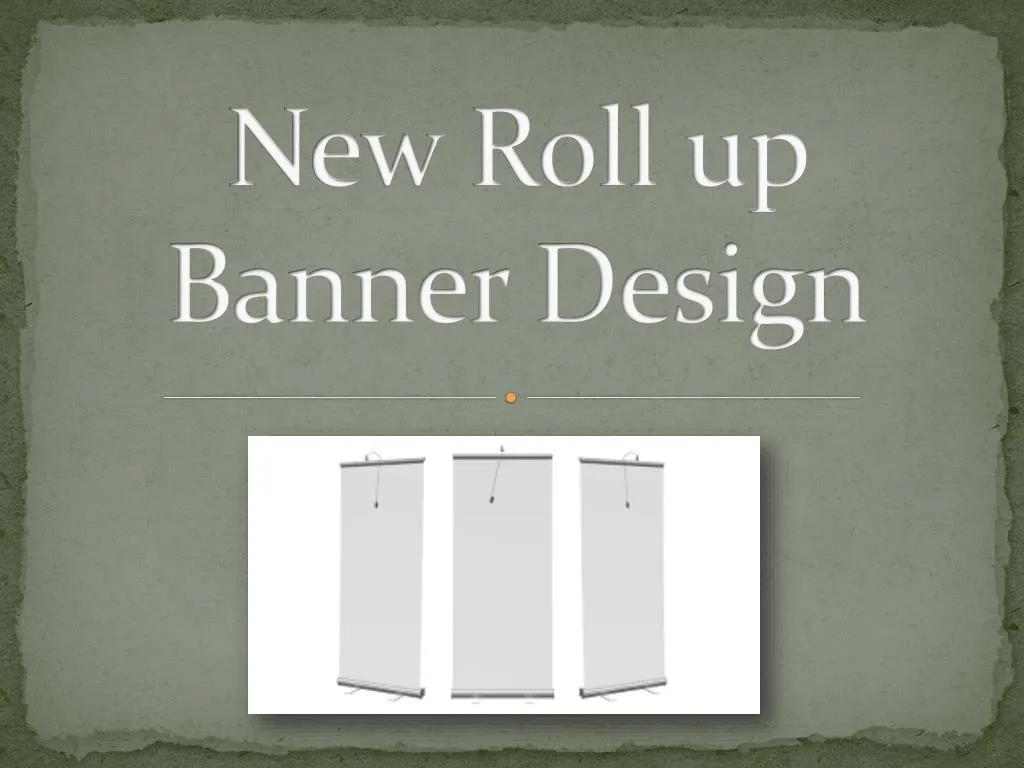 new roll up banner design