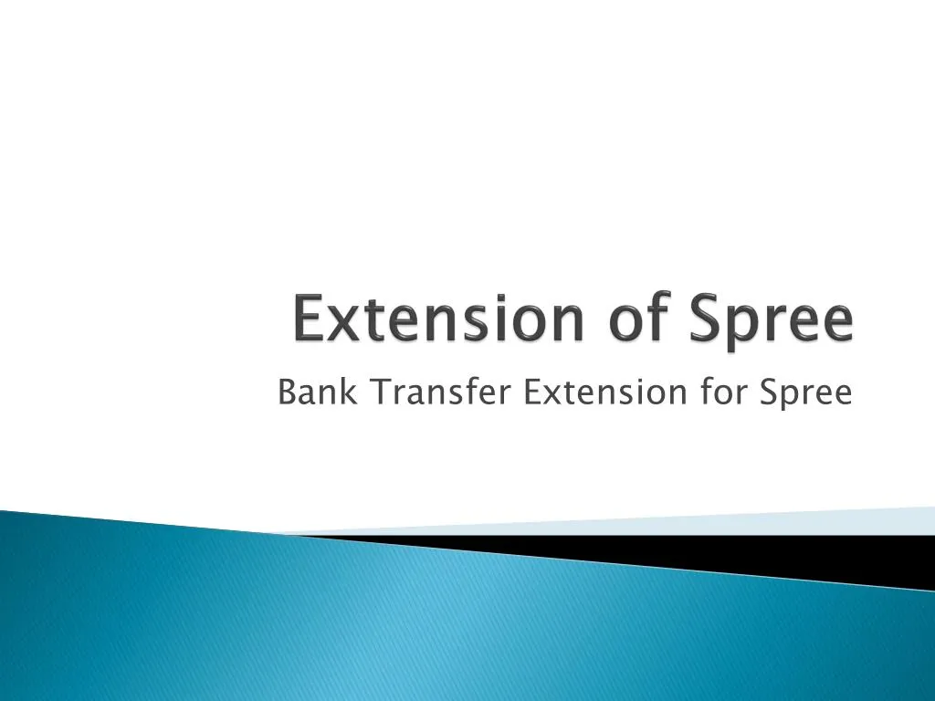 extension of spree