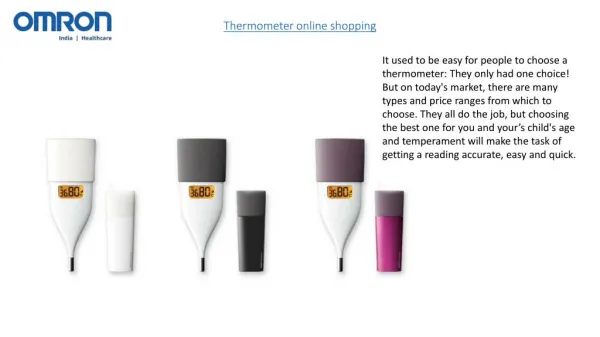 Buy digital thermometer