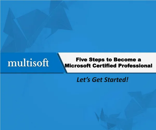Five Steps to Become a Microsoft Certified Professional