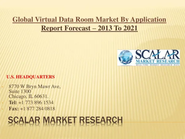 Global Virtual Data Room Market By Application, Market Dynamics, Market Segmentation, Market Geography Analysis, Market