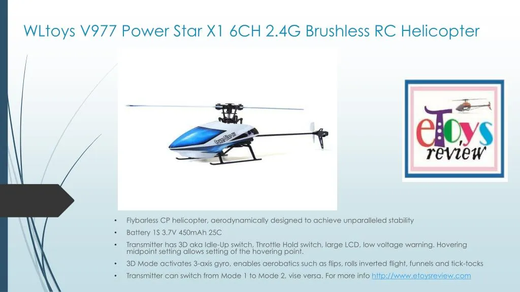 wltoys v977 power star x1 6ch 2 4g brushless rc helicopter