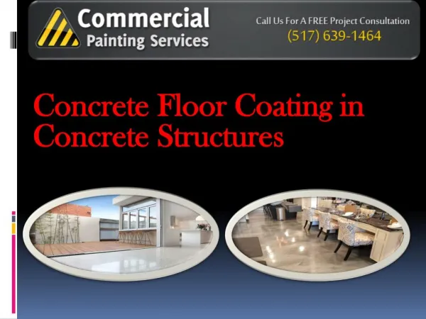 Concrete Floor Coating in Concrete Structures