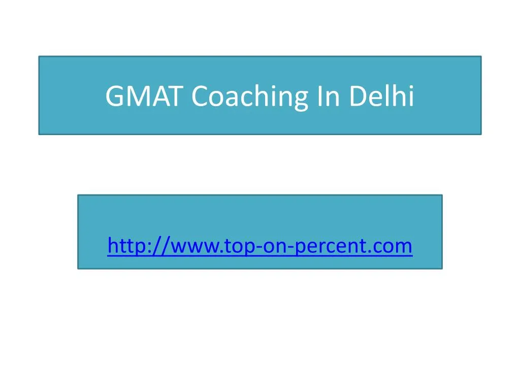 gmat coaching in delhi
