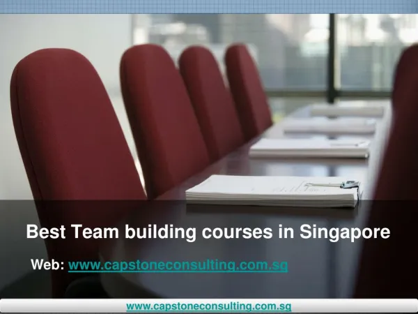 Best Team building courses in Singapore