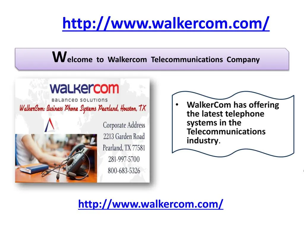 http www walkercom com
