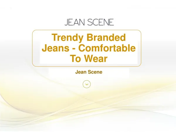 Trendy Branded Jeans - Comfortable To Wear