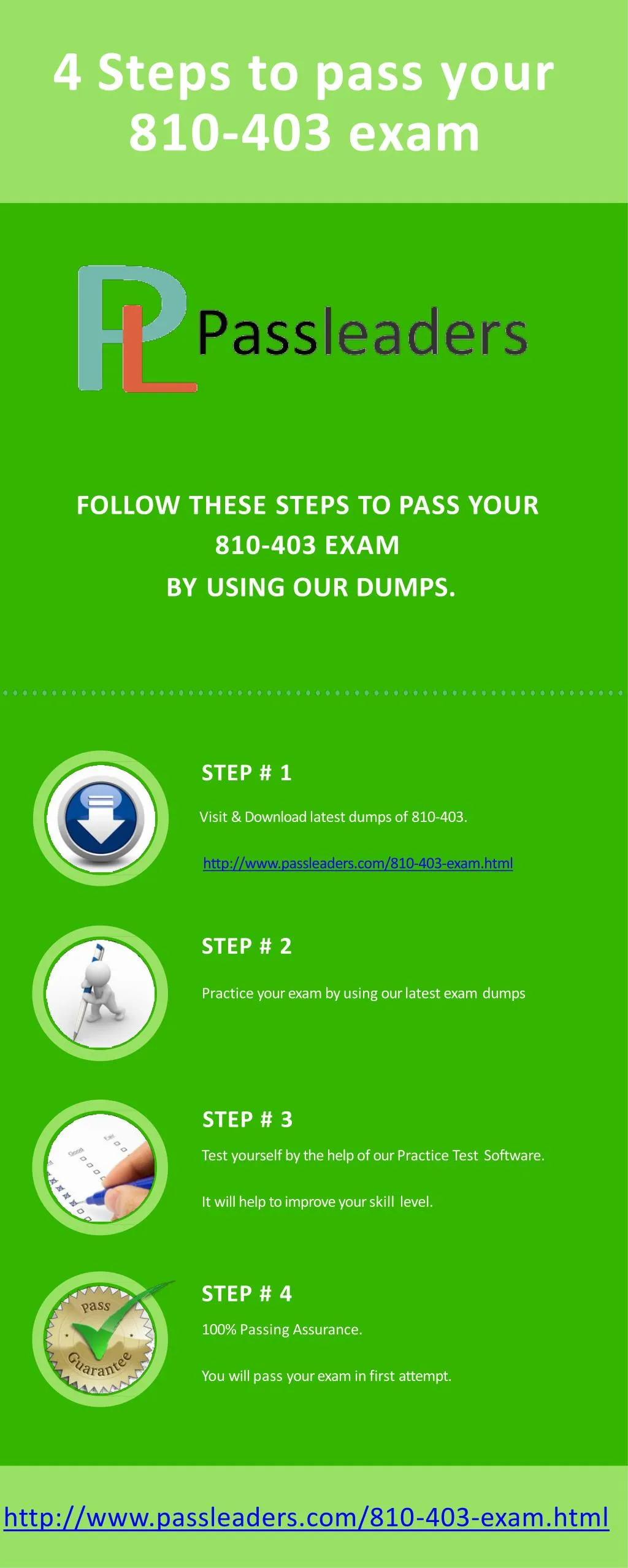4 steps to pass your 810 403 exam