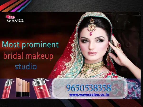 Most prominent bridal makeup studio in noida that offers 	the best makeup services that enhance your beauty charm.Dial 9