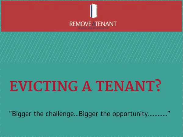 Tenant Eviction Services