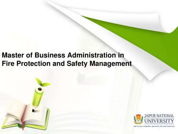 MBA in Fire Protection and Safety Management