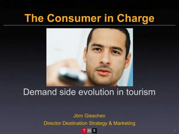 The Consumer in Charge