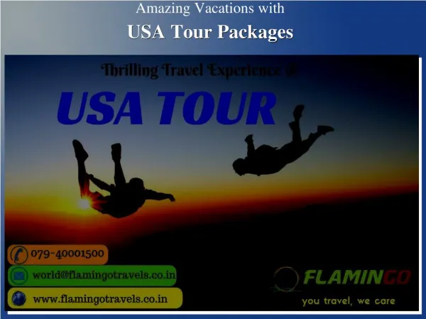 Amazing Vacations with USA Tour Packages