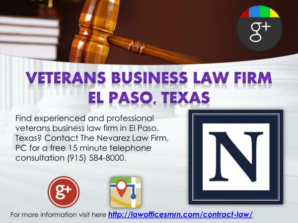 Veterans Business Law Firm El Paso, Texas