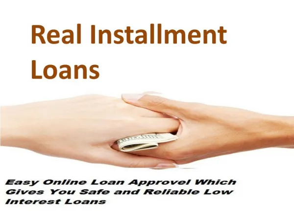 Installment Cash Loans Online In Unexpected Financial Emergency!