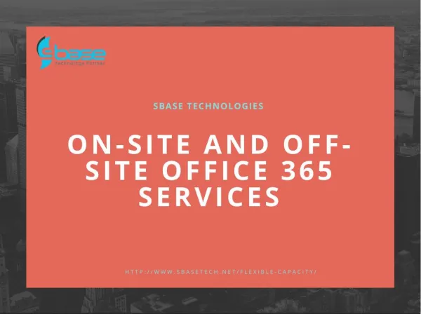 sbase office 365 services