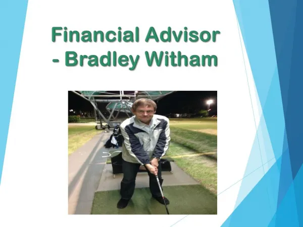 Financial Advisor - Bradley Witham