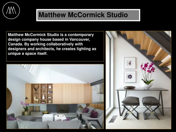 Contemporary design studio